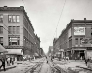 Circa  Seventh Street at Cedar St Paul Minnesota